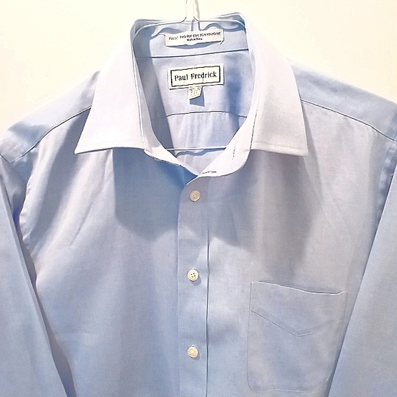 PAUL FREDRICK (Slim Fit) Dress Shirt - Picture 9 of 11